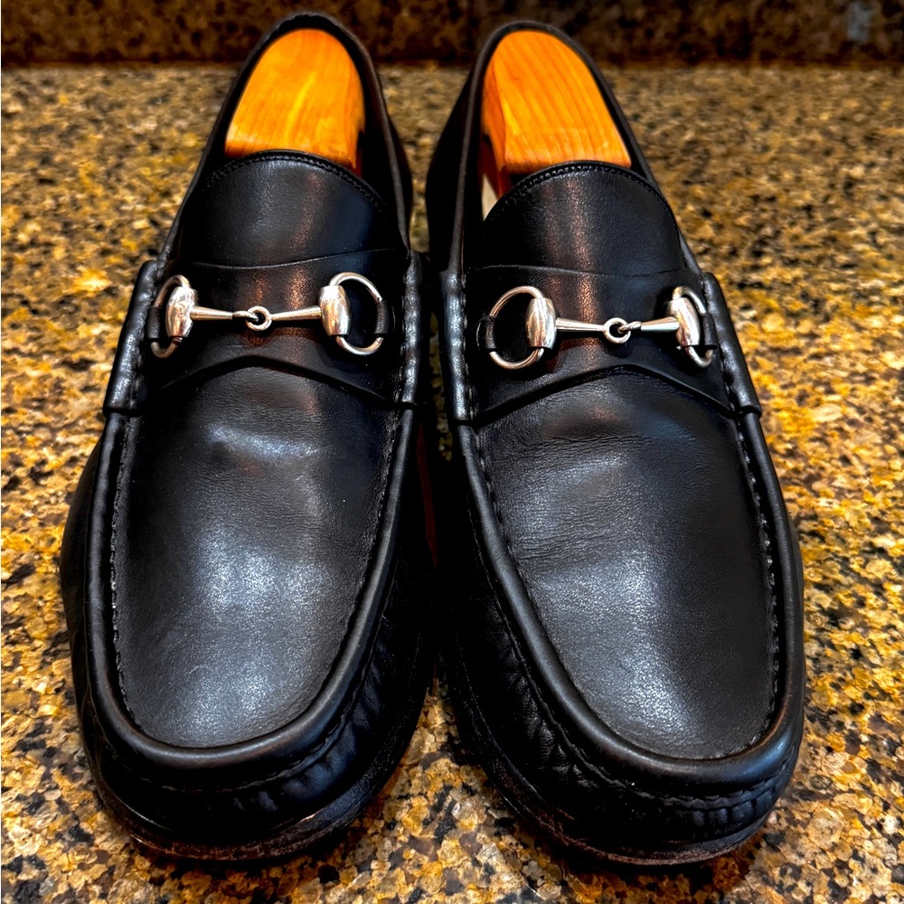 Men’s Gucci horse-bit loafers
